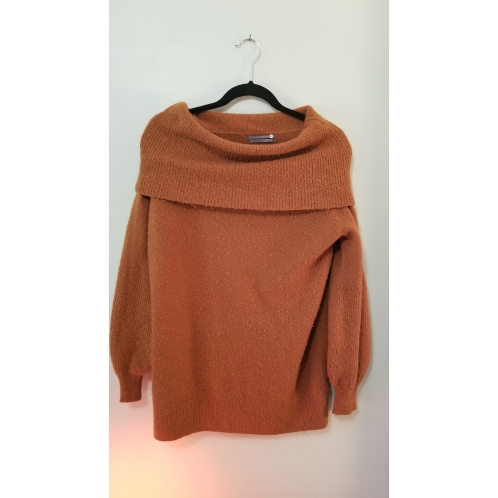 Anthropologie Orange Sweater